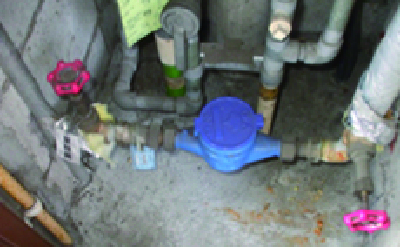 水道メーター廻り給水管劣化調査