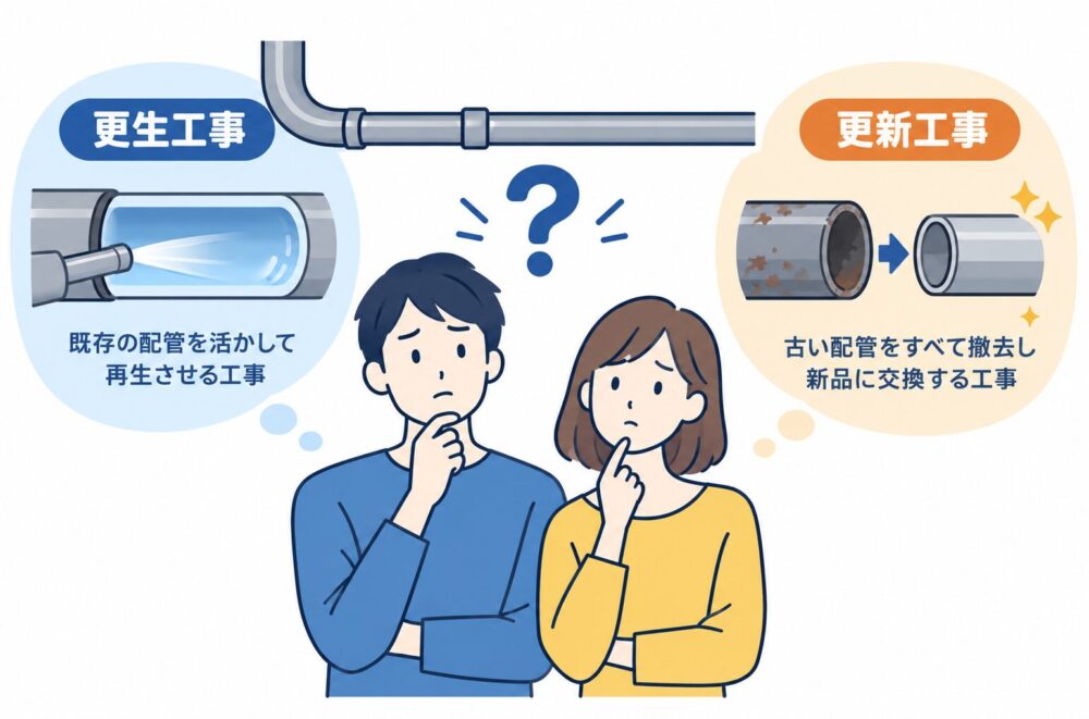給水管修繕の検討